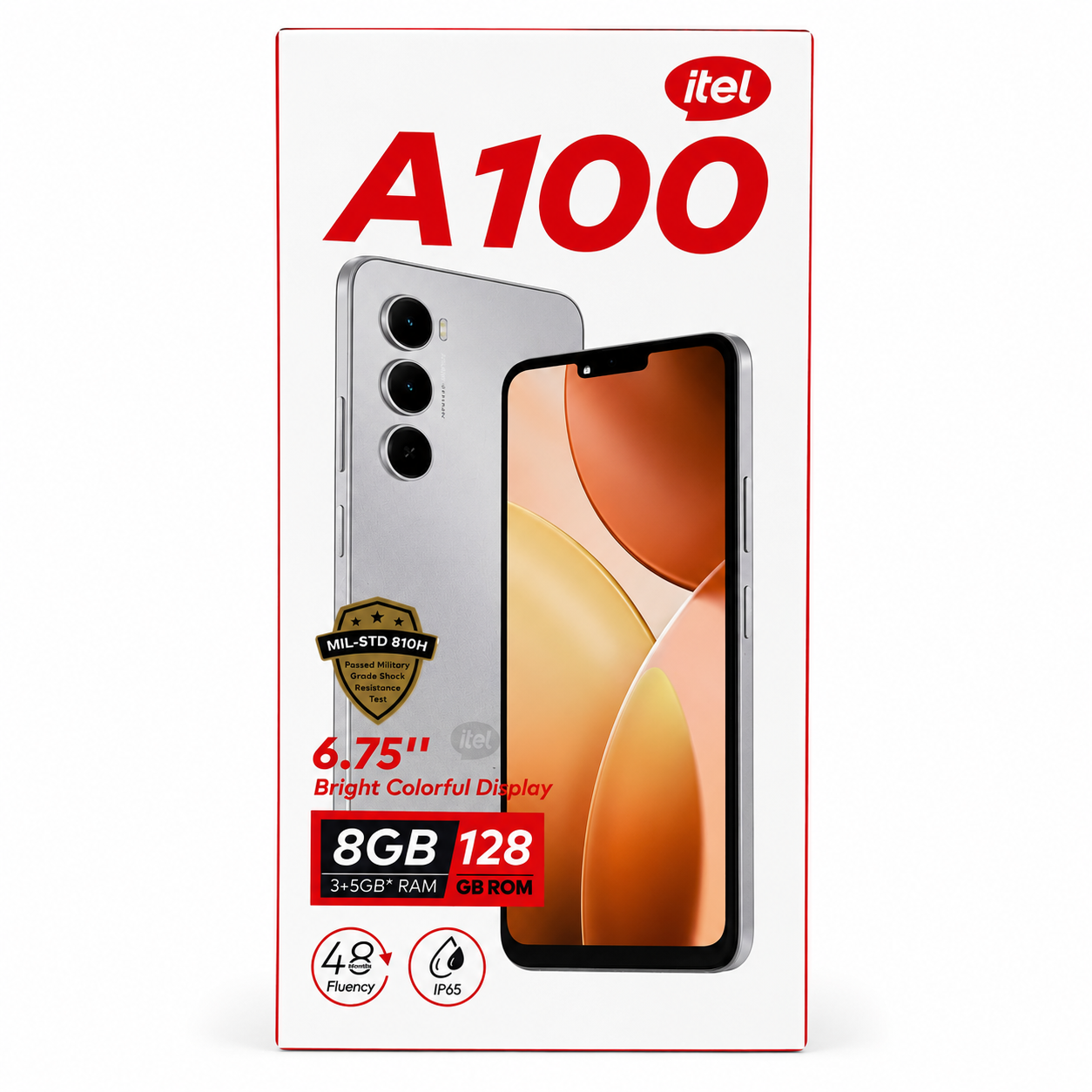itel A100 — Batterie 5000mAh | 8Go RAM 128Go | Livraison Gabon | Kadmarket Kadmarket
